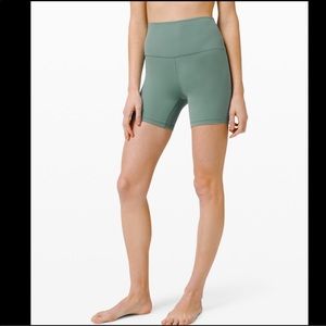 Lululemon Align 6” HR Bike Shorts - Tidewater Teal